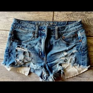 Womens jean shorts
